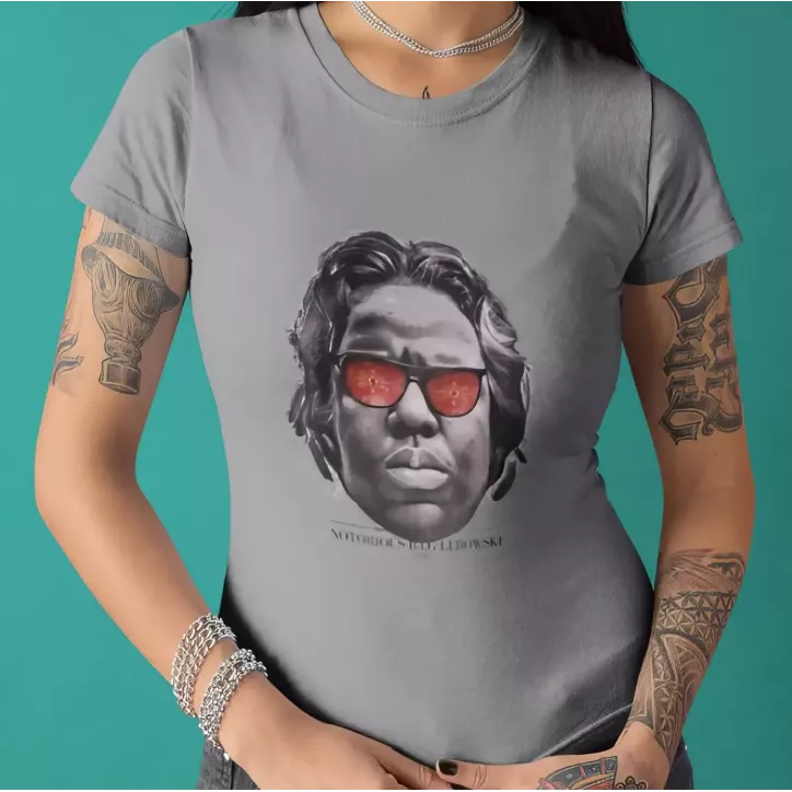 THE NOTORIOUS B.I.G LEBOSWKI t-shirt femme col rond 100% coton - 190g/m²