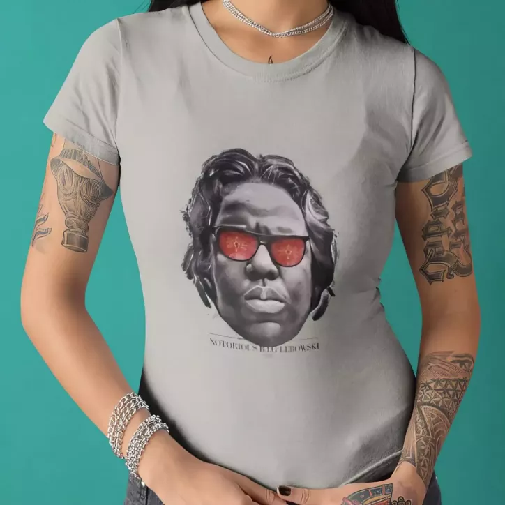 THE NOTORIOUS B.I.G LEBOSWKI t-shirt femme col rond 100% coton - 190g/m²