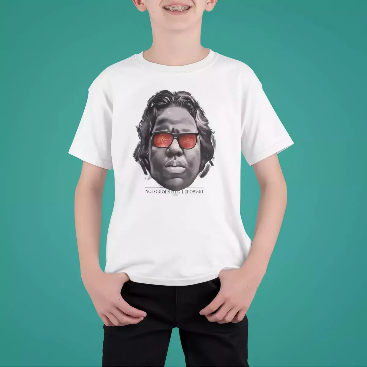 THE NOTORIOUS B.I.G LEBOSWKI t-shirt unisexe enfant 100% coton - 150g/m²