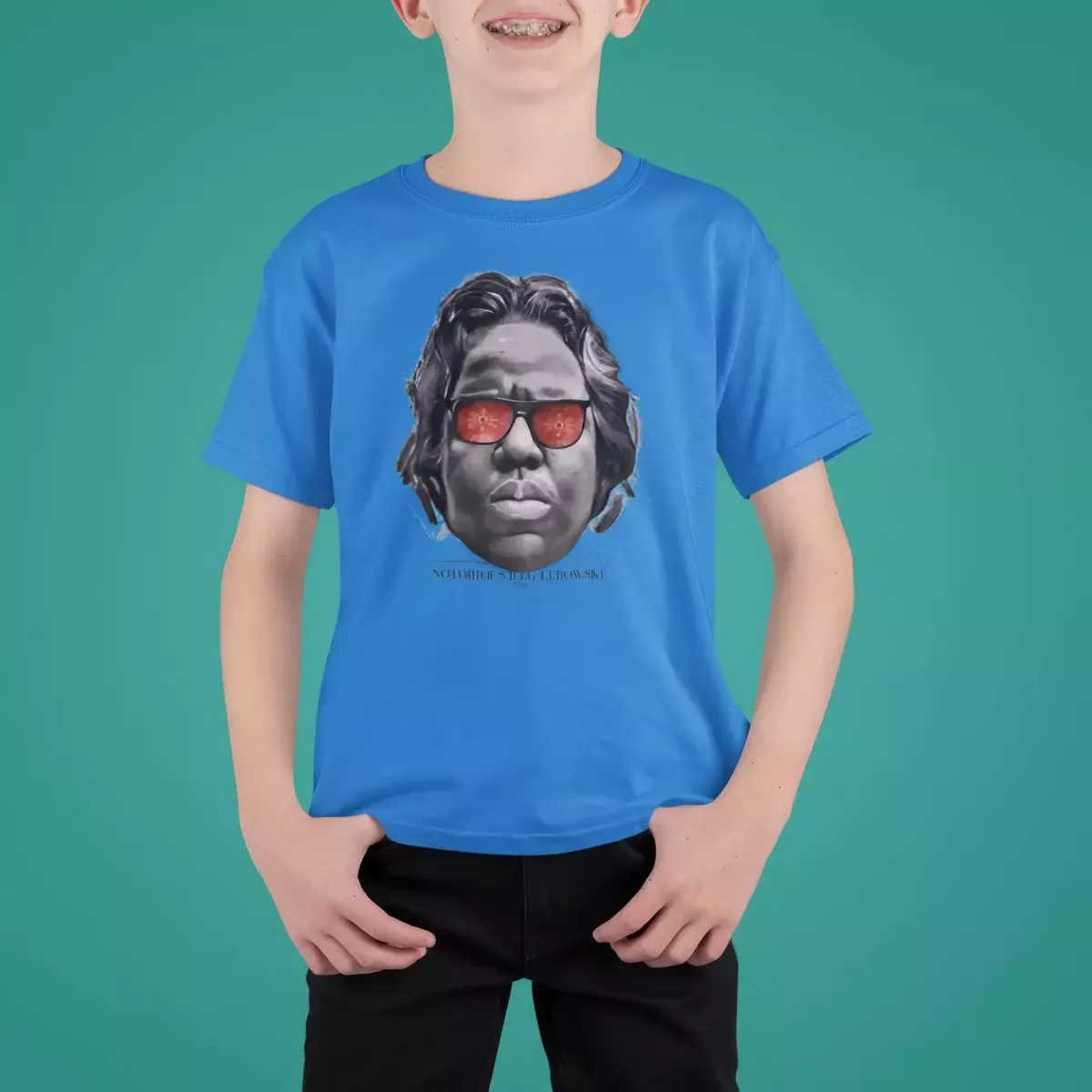 THE NOTORIOUS B.I.G LEBOSWKI t-shirt unisexe enfant 100% coton - 150g/m²