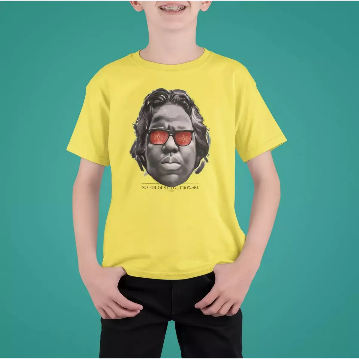 THE NOTORIOUS B.I.G LEBOSWKI t-shirt unisexe enfant 100% coton - 150g/m²