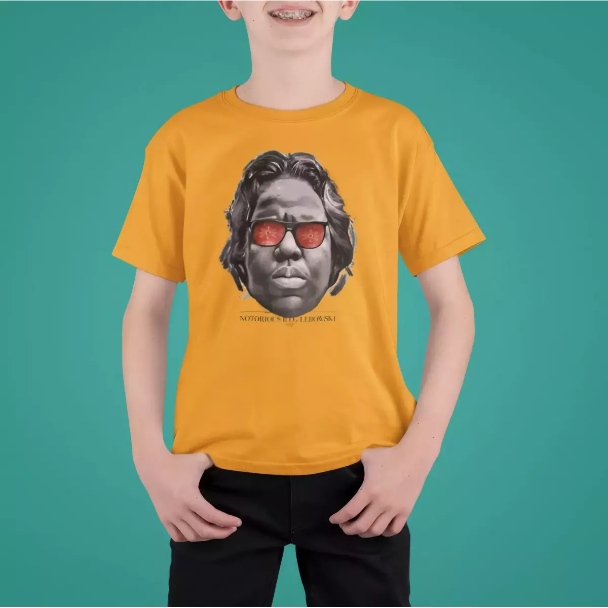 THE NOTORIOUS B.I.G LEBOSWKI t-shirt unisexe enfant 100% coton - 150g/m²