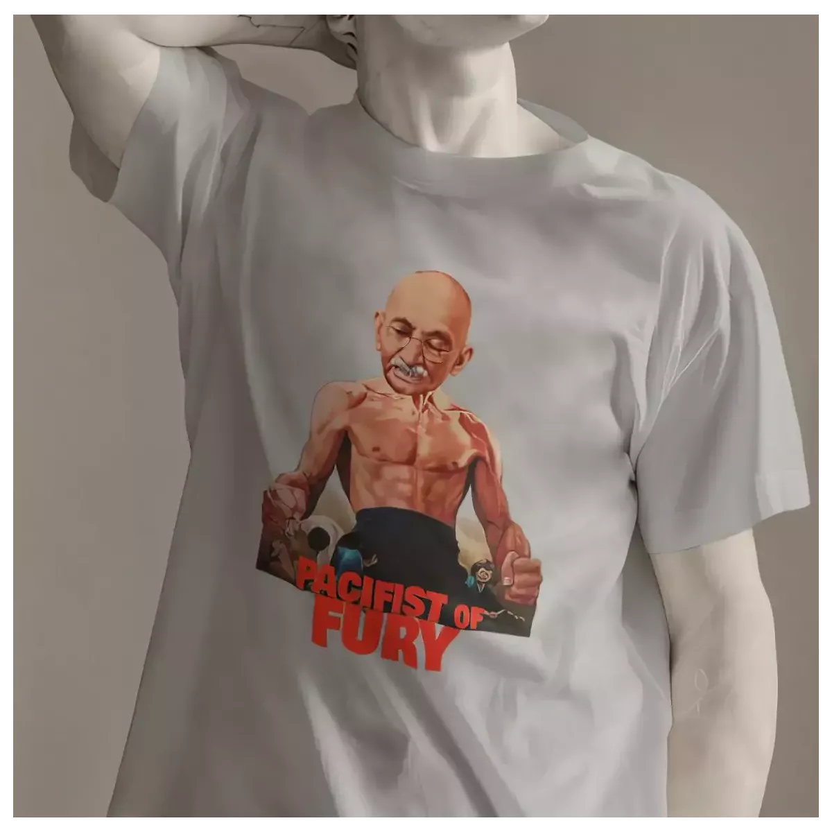 PACIFIST OF FURY t-shirt homme col rond 100% coton - 190g/m²