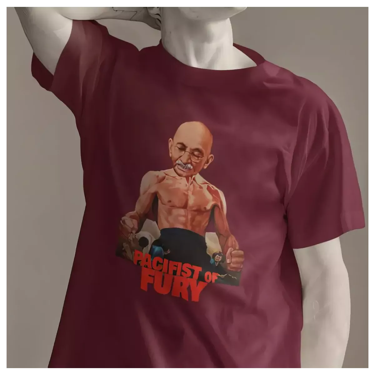 PACIFIST OF FURY t-shirt homme col rond 100% coton - 190g/m²