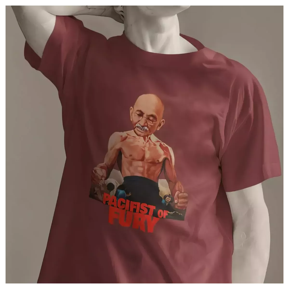 PACIFIST OF FURY t-shirt homme col rond 100% coton - 190g/m²