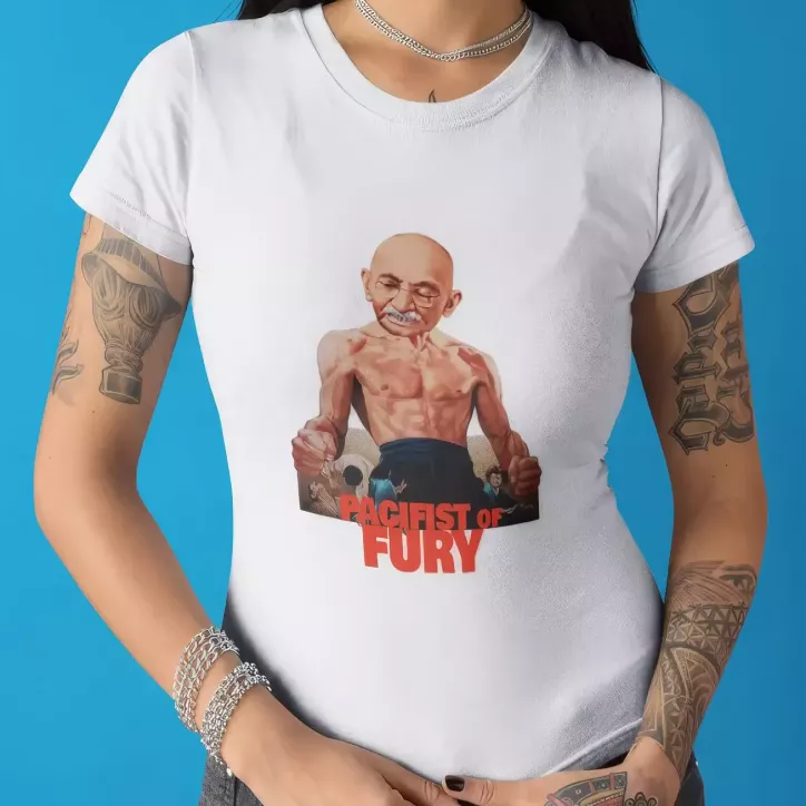 PACIFIST OF FURY t-shirt femme col rond 100% coton - 190g/m²