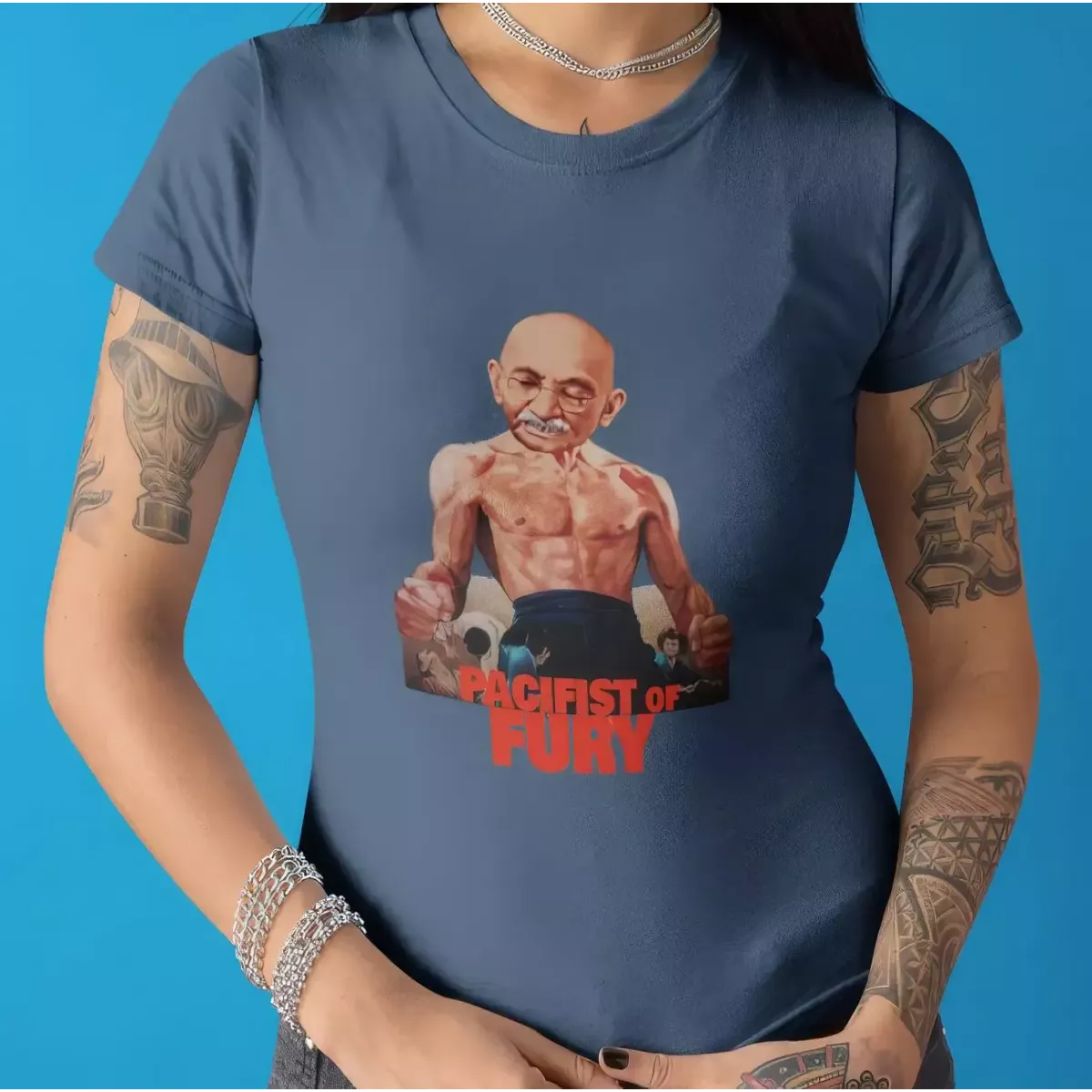 PACIFIST OF FURY t-shirt femme col rond 100% coton - 190g/m²