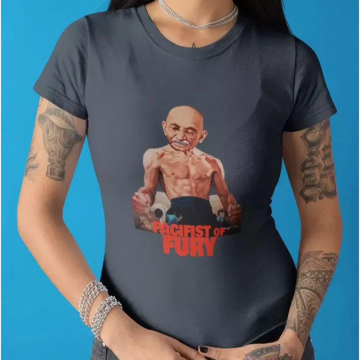 PACIFIST OF FURY t-shirt femme col rond 100% coton - 190g/m²