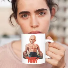 PACIFIST OF FURY mug blanc