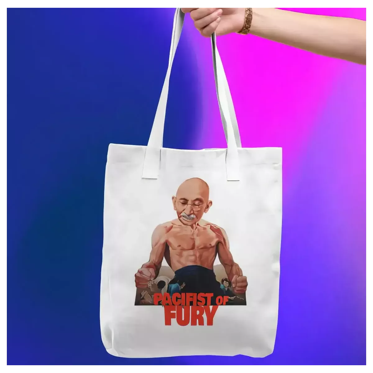 PACIFIST OF FURY tote bag 100% coton - 140g/m²