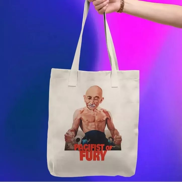 PACIFIST OF FURY tote bag 100% coton - 140g/m²