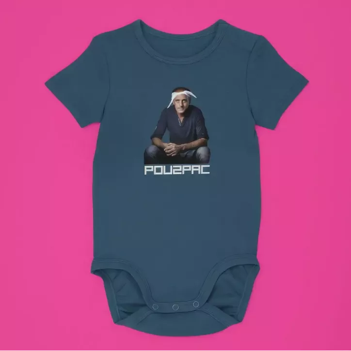 POU2PAC body enfant 100% coton - 180g/m²