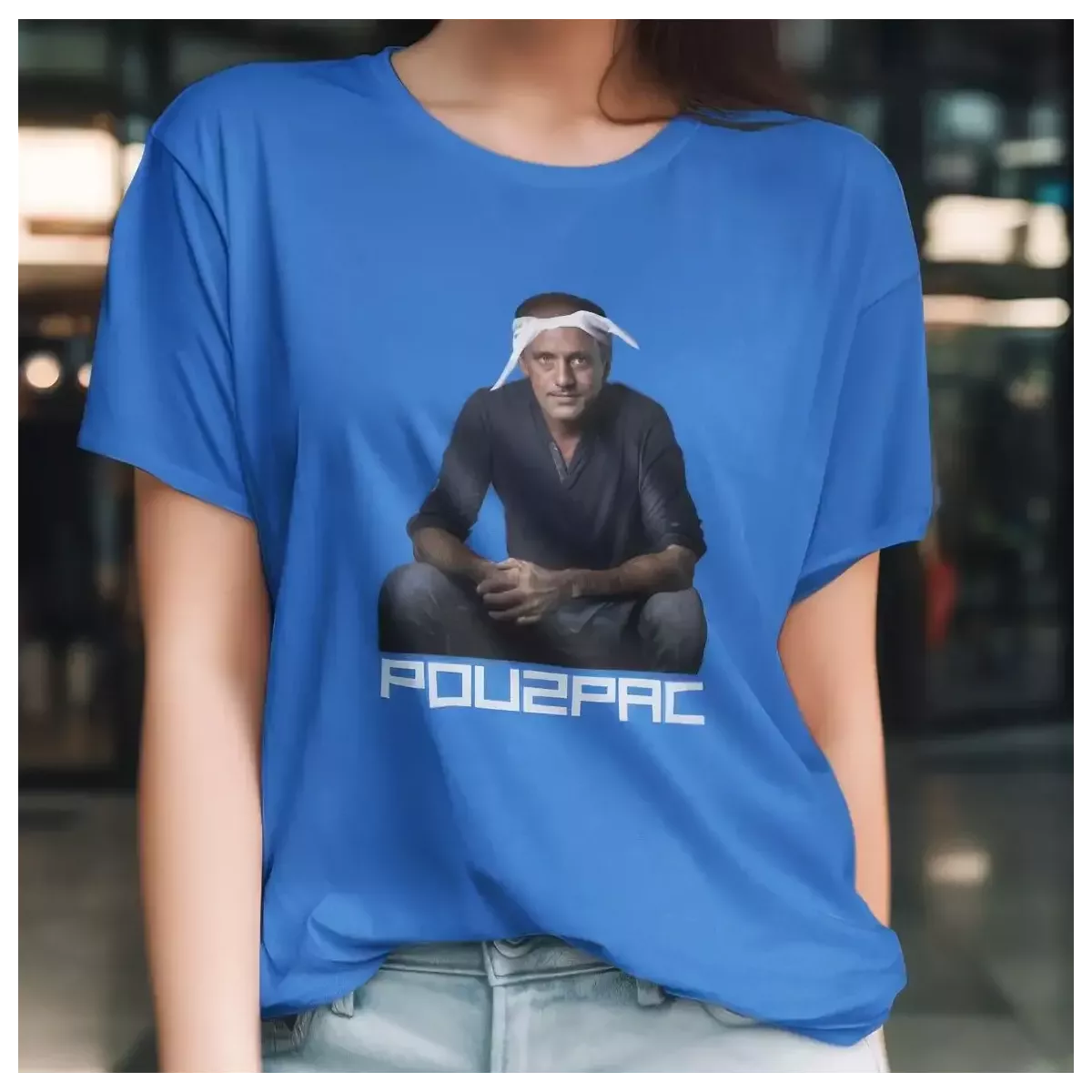 POU2PAC t-shirt femme col rond 100% coton - 190g/m²