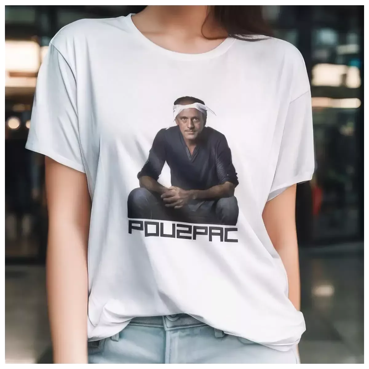 POU2PAC t-shirt femme col rond 100% coton - 190g/m²