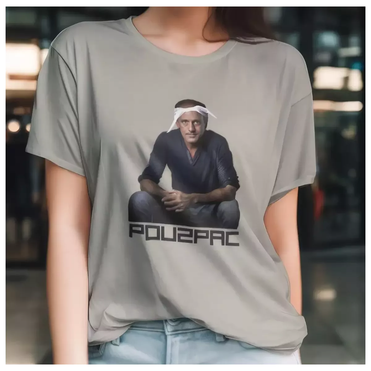 POU2PAC t-shirt femme col rond 100% coton - 190g/m²