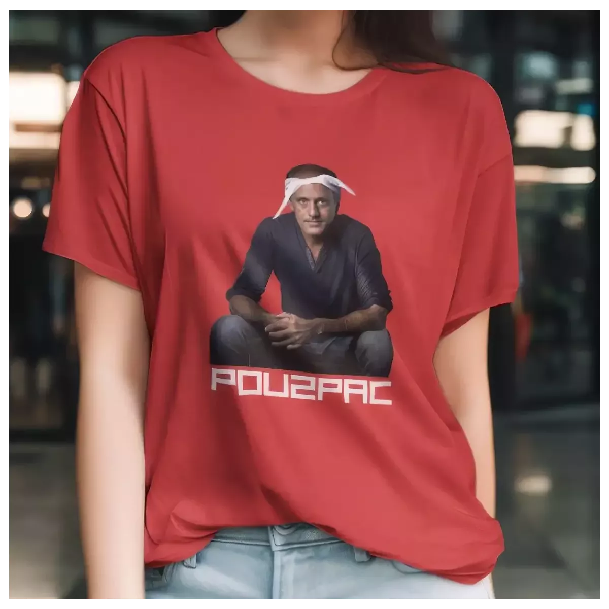 POU2PAC t-shirt femme col rond 100% coton - 190g/m²