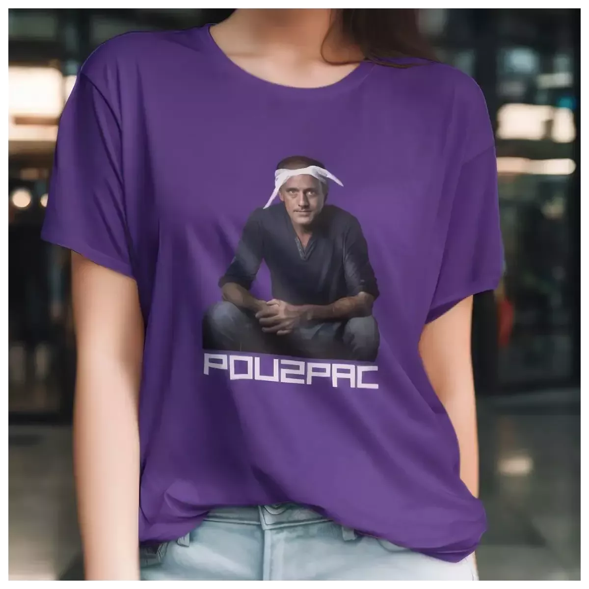 POU2PAC t-shirt femme col rond 100% coton - 190g/m²