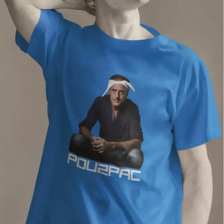 POU2PAC t-shirt homme col rond 100% coton - 190g/m²