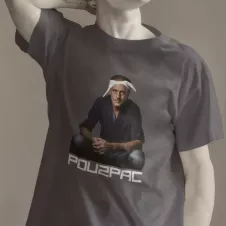 POU2PAC t-shirt homme col rond 100% coton - 190g/m²