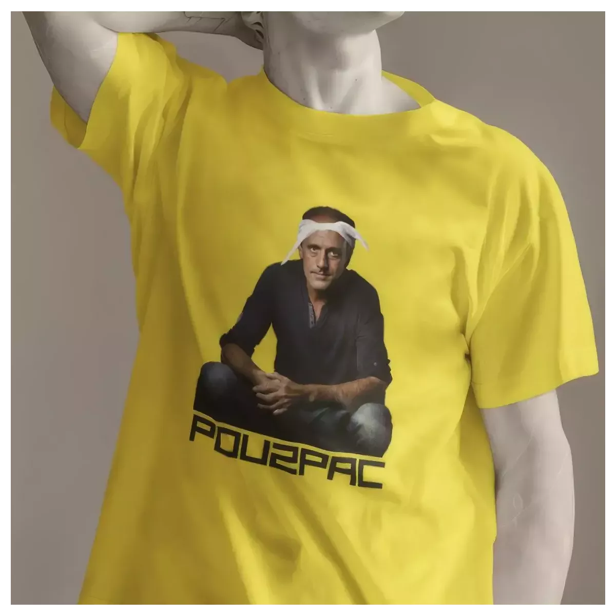 POU2PAC t-shirt homme col rond 100% coton - 190g/m²