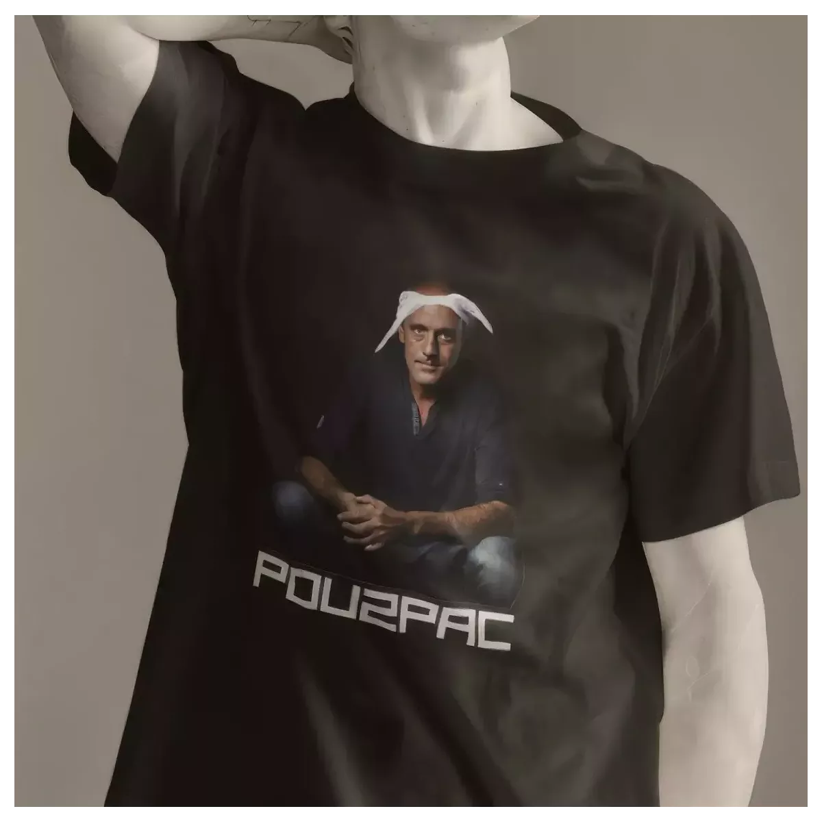 POU2PAC t-shirt homme col rond 100% coton - 190g/m²