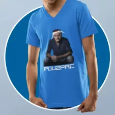 POU2PAC t-shirt homme col V 100% coton - 190g/m²