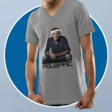 POU2PAC t-shirt homme col V 100% coton - 190g/m²