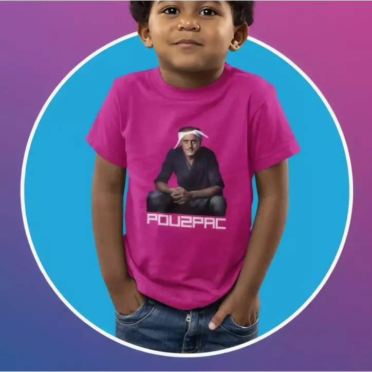 POU2PAC t-shirt unisexe enfant 100% coton - 150g/m²