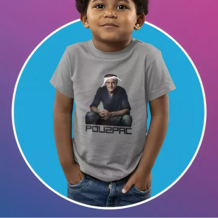 POU2PAC t-shirt unisexe enfant 100% coton - 150g/m²