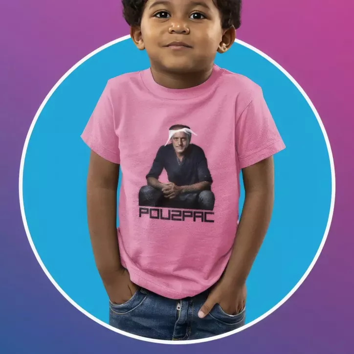 POU2PAC t-shirt unisexe enfant 100% coton - 150g/m²