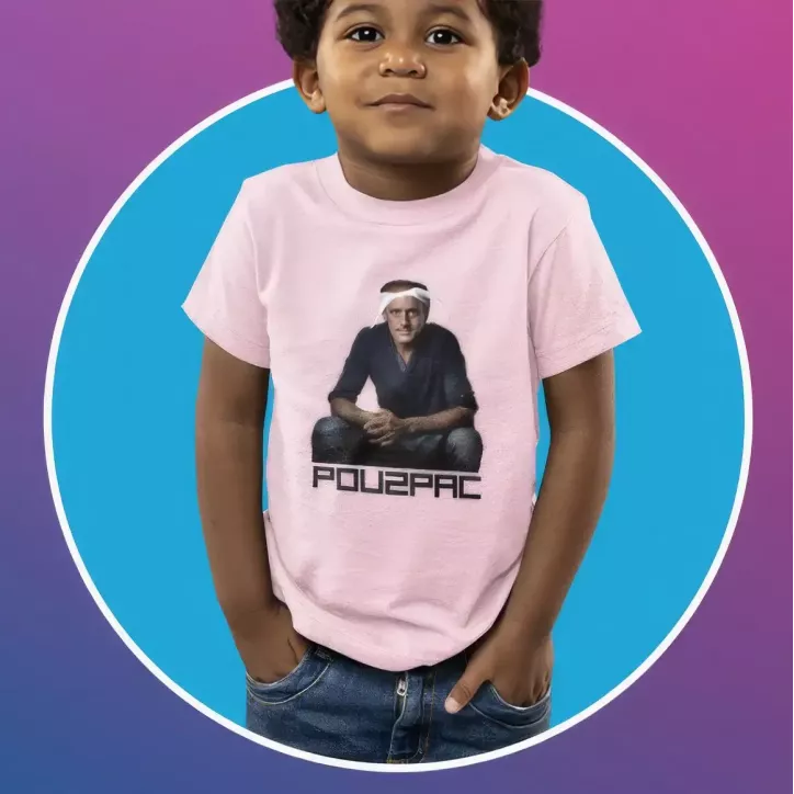 POU2PAC t-shirt unisexe enfant 100% coton - 150g/m²