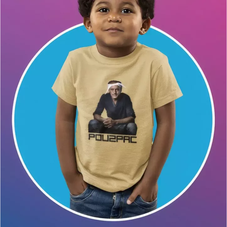 POU2PAC t-shirt unisexe enfant 100% coton - 150g/m²