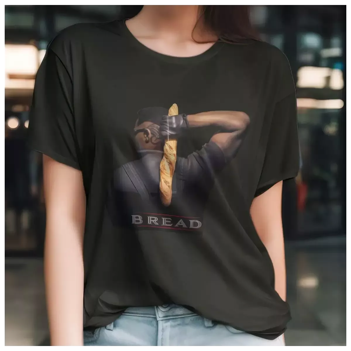 BREAD t-shirt col rond femme 100% coton - 190g/m²