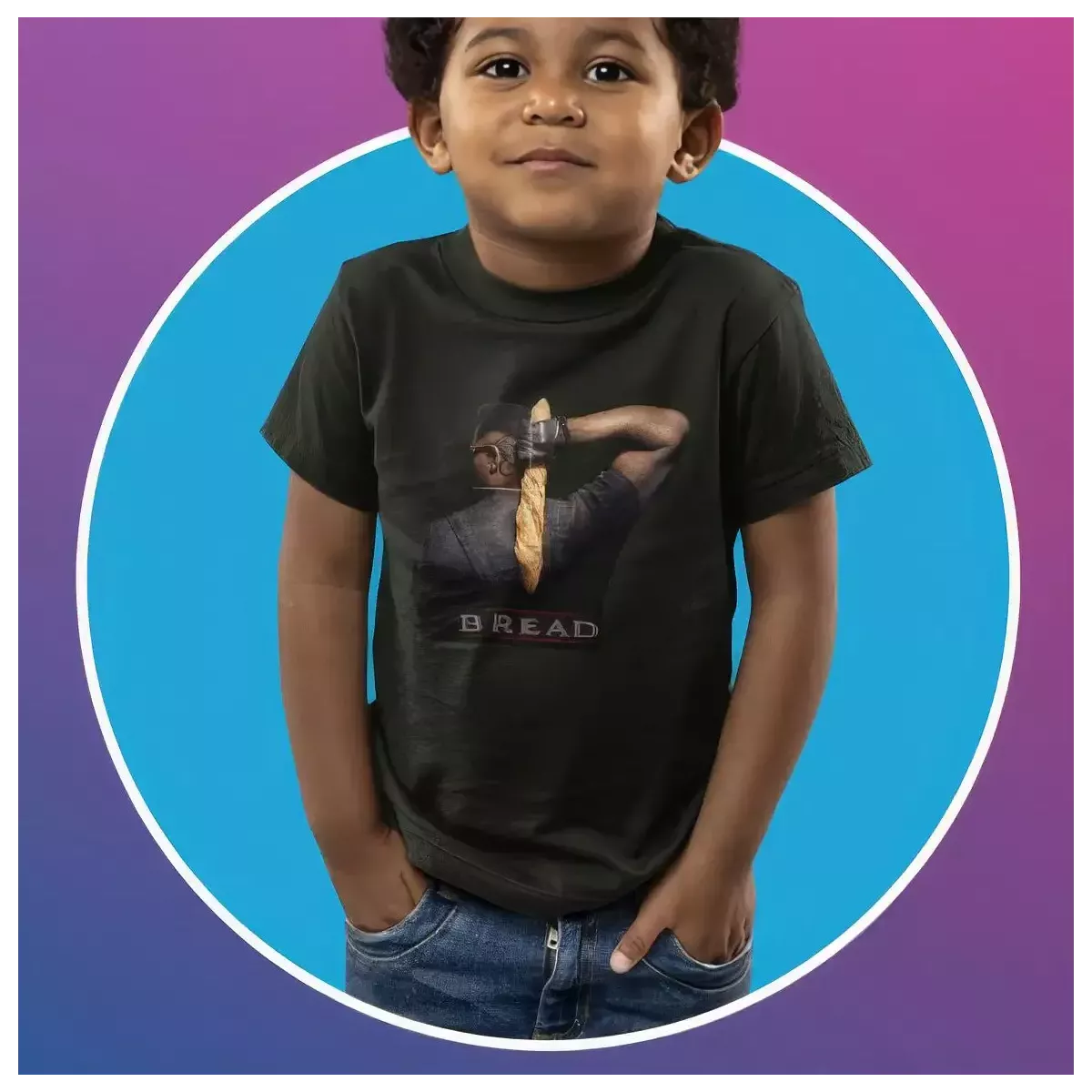 BREAD t-shirt unisexe enfant 100% coton - 150g/m²