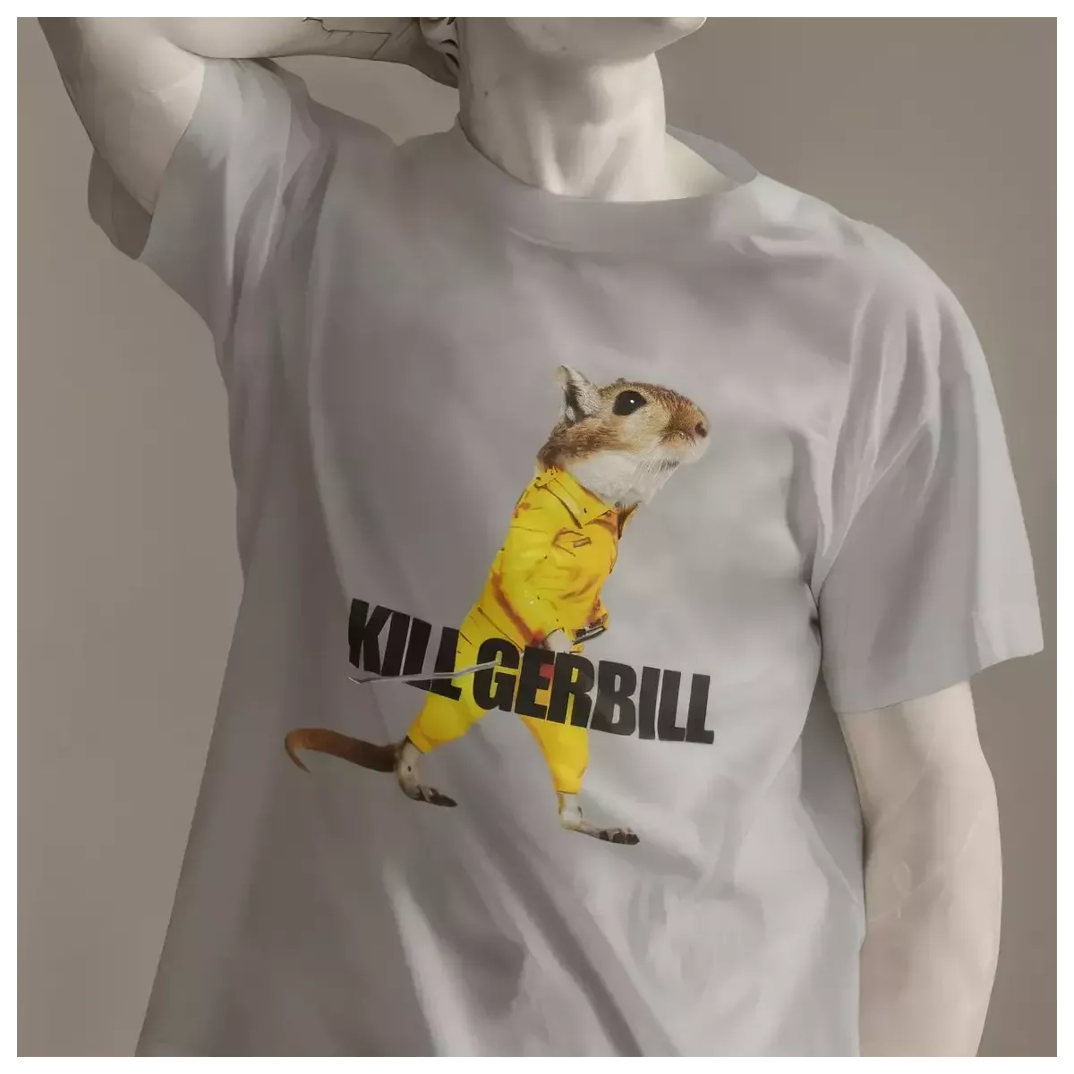 KILL GERBILL t-shirt homme - col rond - 100% coton - 190g/m²