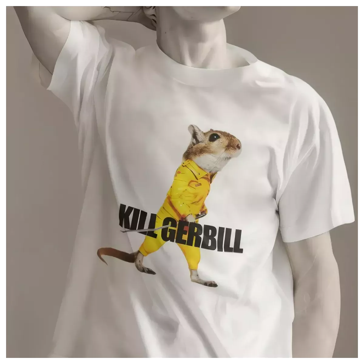 KILL GERBILL t-shirt homme - col rond - 100% coton - 190g/m²