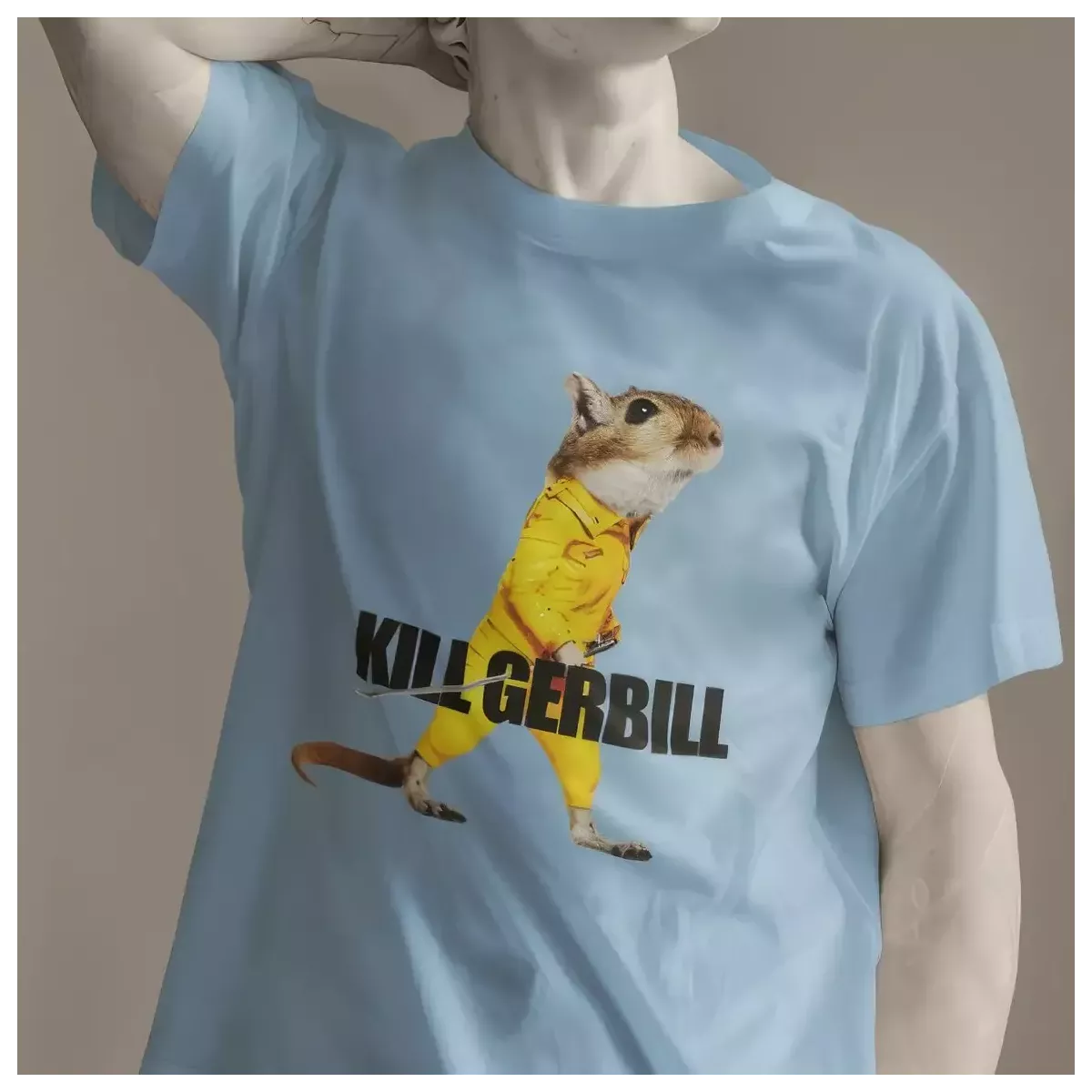 KILL GERBILL t-shirt homme - col rond - 100% coton - 190g/m²