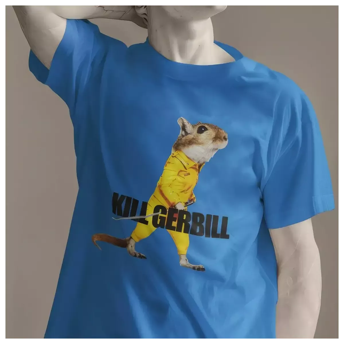 KILL GERBILL t-shirt homme - col rond - 100% coton - 190g/m²