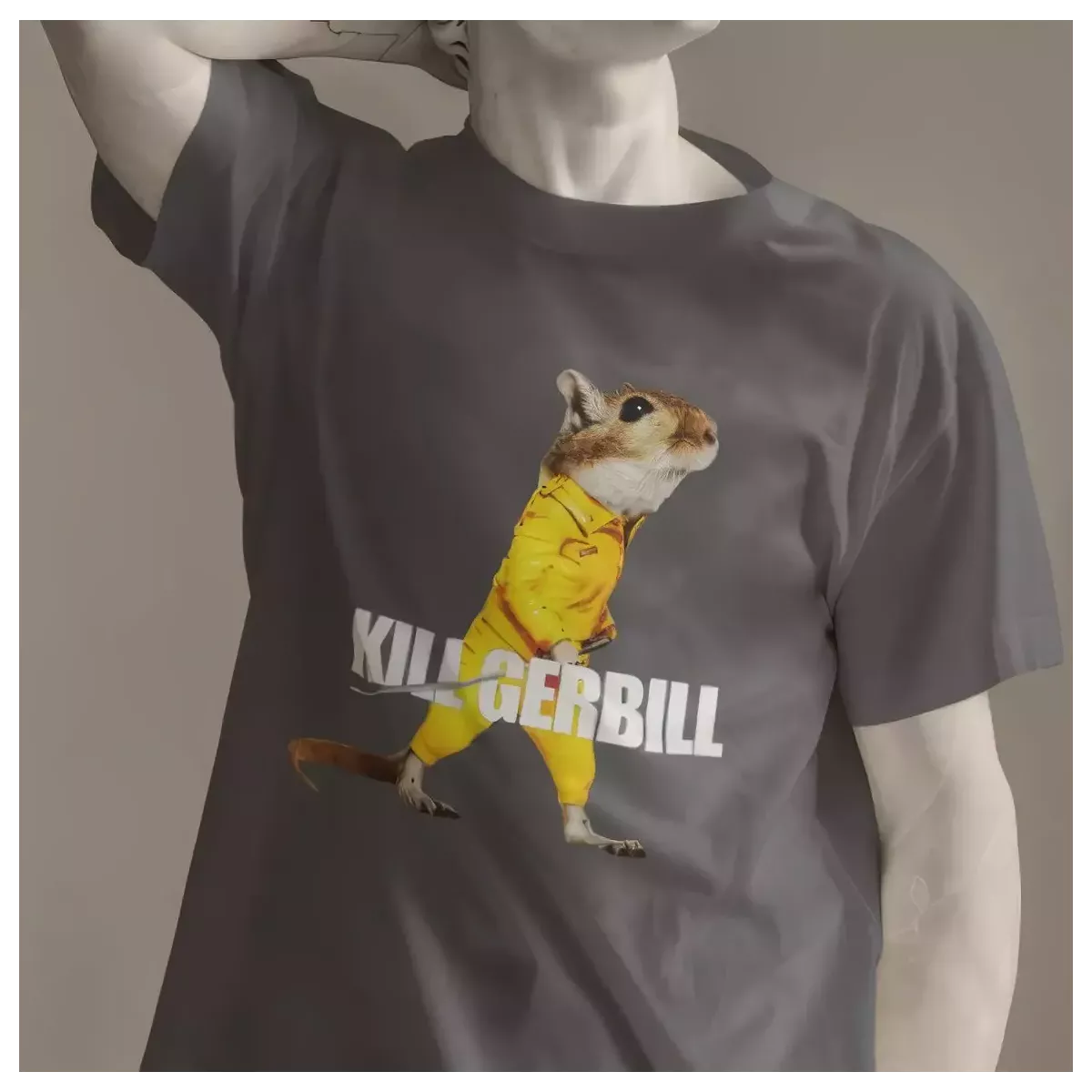 KILL GERBILL t-shirt homme - col rond - 100% coton - 190g/m²