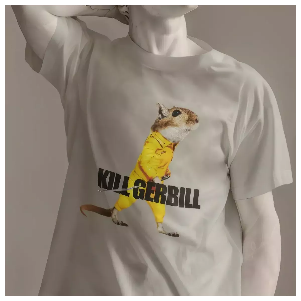 KILL GERBILL t-shirt homme - col rond - 100% coton - 190g/m²