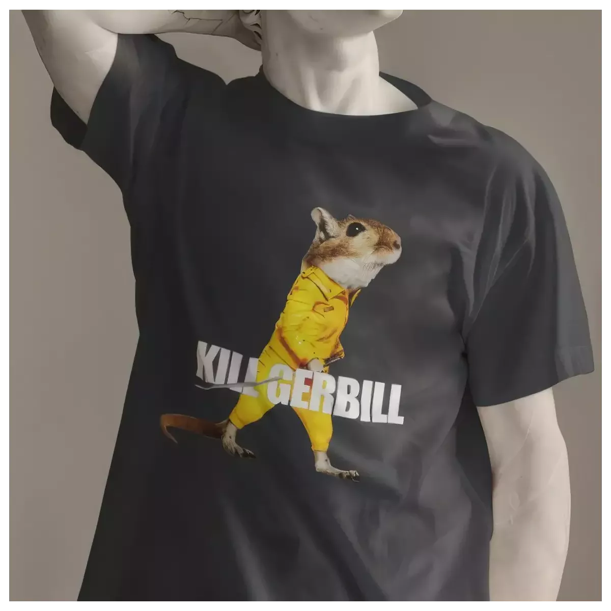 KILL GERBILL t-shirt homme - col rond - 100% coton - 190g/m²