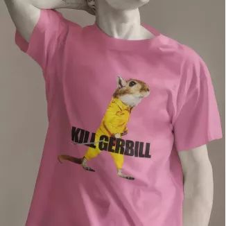 KILL GERBILL t-shirt homme - col rond - 100% coton - 190g/m²