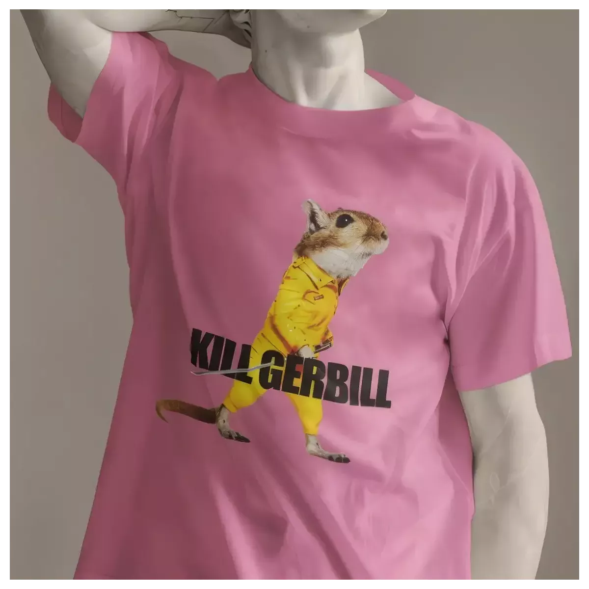 KILL GERBILL t-shirt homme - col rond - 100% coton - 190g/m²