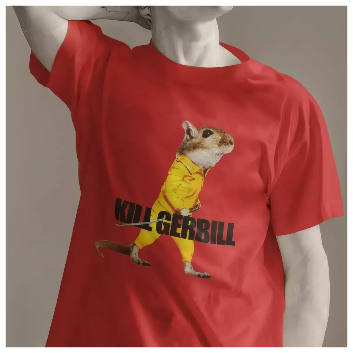 KILL GERBILL t-shirt homme - col rond - 100% coton - 190g/m²