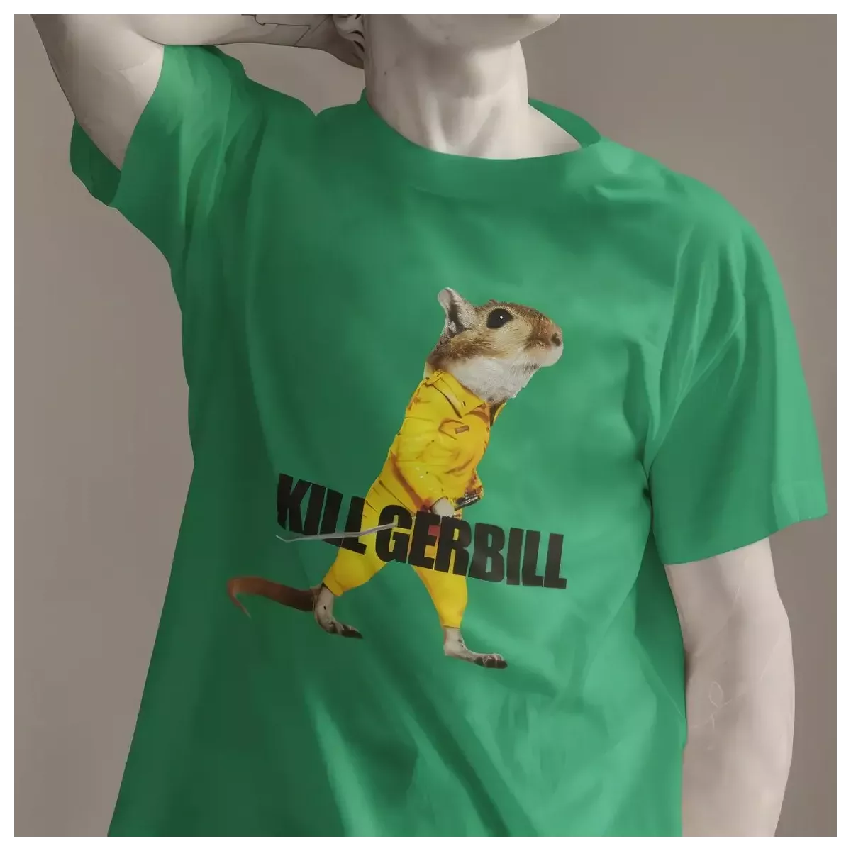 KILL GERBILL t-shirt homme - col rond - 100% coton - 190g/m²