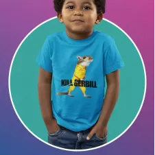 KILL GERBILL t-shirt enfant unisexe - col rond - 100% coton - 150g/m²