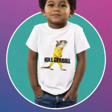 KILL GERBILL t-shirt enfant unisexe - col rond - 100% coton - 150g/m²