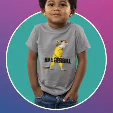 KILL GERBILL t-shirt enfant unisexe - col rond - 100% coton - 150g/m²