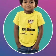 KILL GERBILL t-shirt enfant unisexe - col rond - 100% coton - 150g/m²