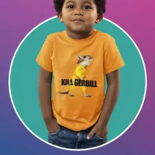 KILL GERBILL t-shirt enfant unisexe - col rond - 100% coton - 150g/m²